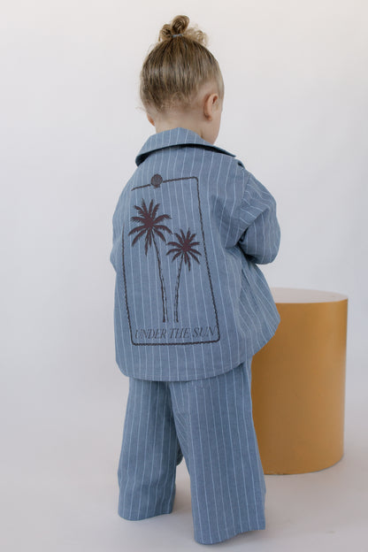 Grey Stripe Set