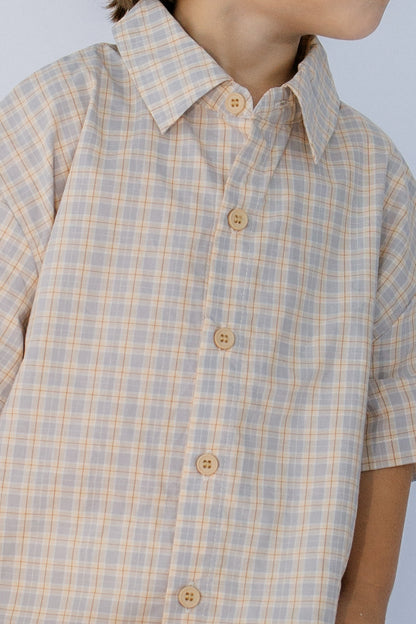 Angel Boy Check Shirt
