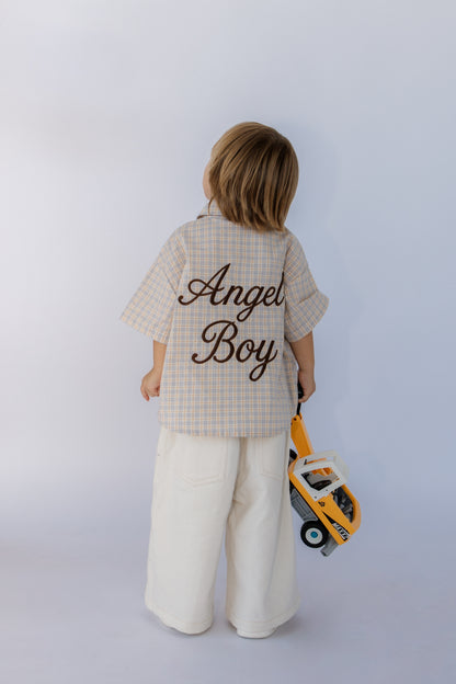 Angel Boy Check Shirt