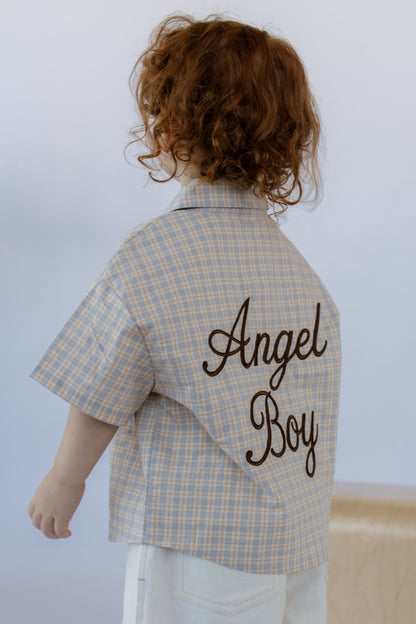 Angel Boy Check Shirt