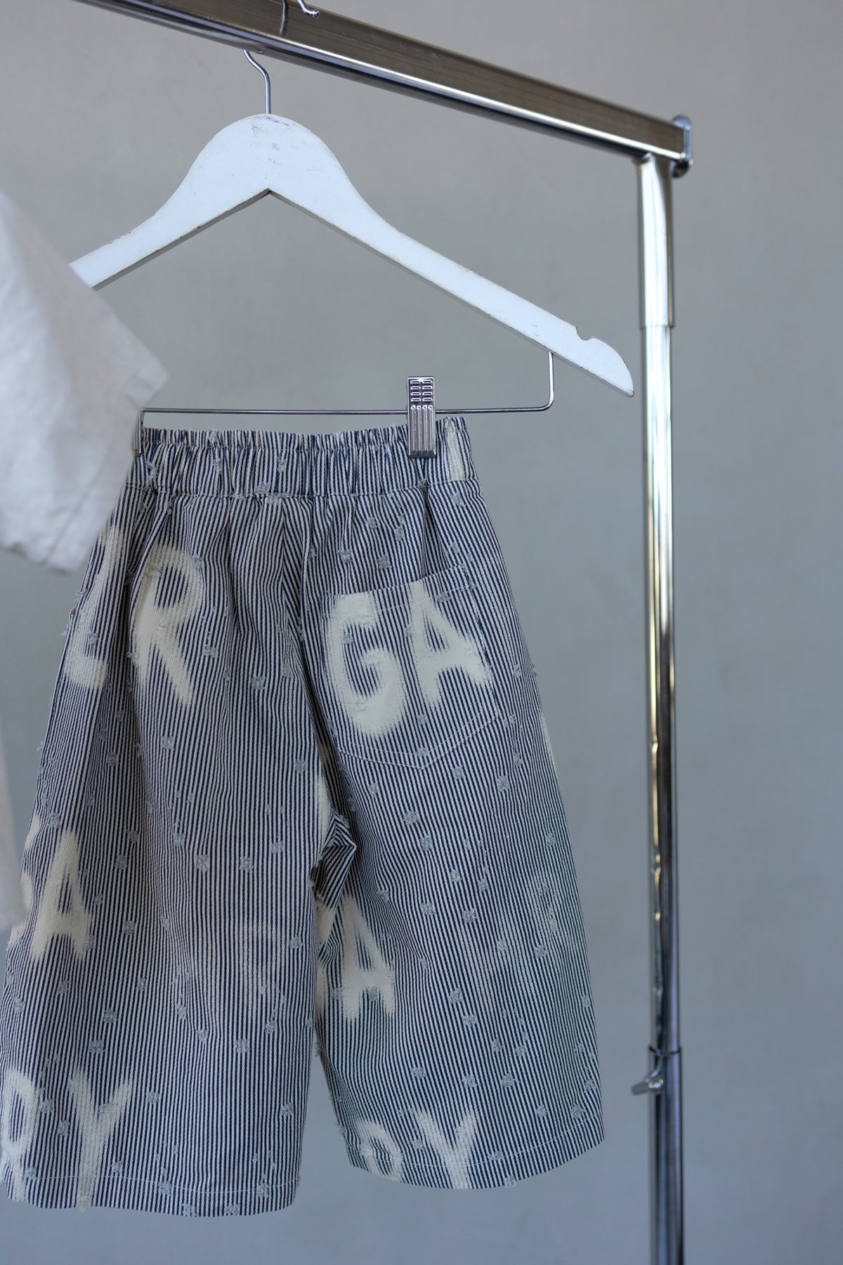 Grey Letters Pants